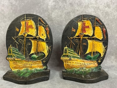 Cast Iron Book Ends