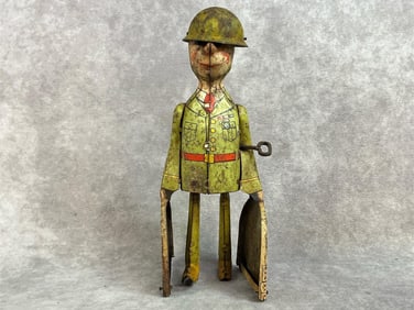 WWII Era Wind Up Soldier