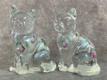 Fenton Glass Cats
