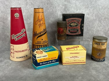 Collectible Ice Cream & Spice Containers
