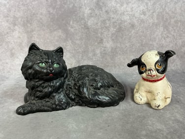 Hubley Dog Bank & Cat Door Stop