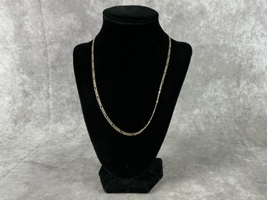 10k Gold Figaro Chain