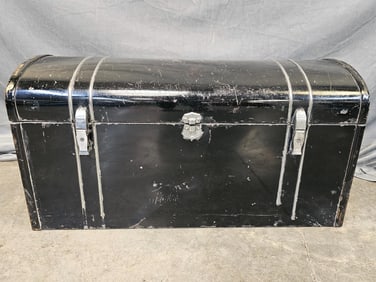 Black Metal Trunk