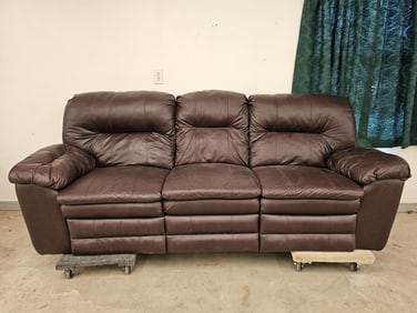 Faux Leather Couch