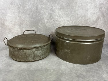 Two Antique Cake Boxes