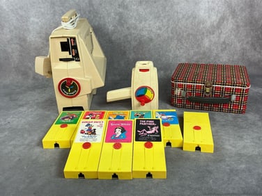 Fisher Price Movie Viewers & Plaid Lunchbox