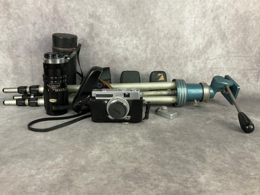 Minolta Camera with Accessories