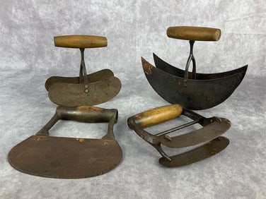 Antique Hand Held Food Choppers