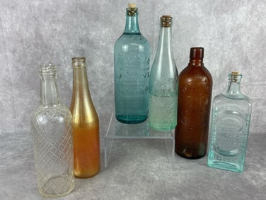 Vintage Bottles -Whiskey, Soda, Tonics and More