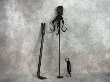 Antique Nail Puller & Scales