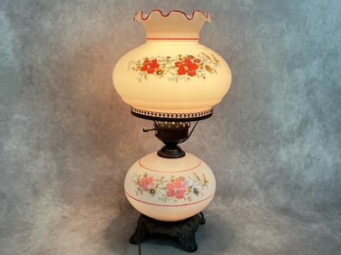 Electric Mid Century Hurricane Lamp