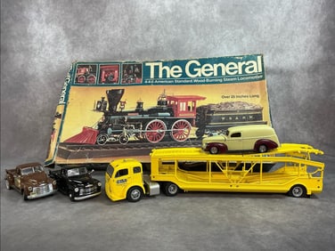 Die Cast Cars & Hauler and Locomotive Kit