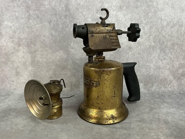 Vintage Craftsman Blowtorch & Miner’s Lamp