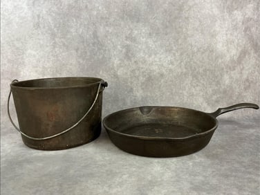 Wagners Cast Iron Skillet & Pot