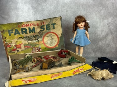 Marx Farm Set & Effenbee Doll