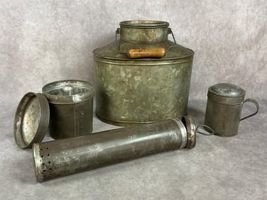 Antique Farm Kitchen Pail and More