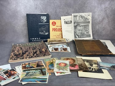Large Collection of Vintage Books, Cards, and More