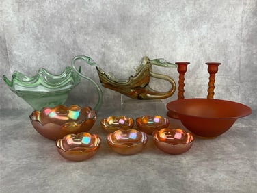 Art Glass Swans & More