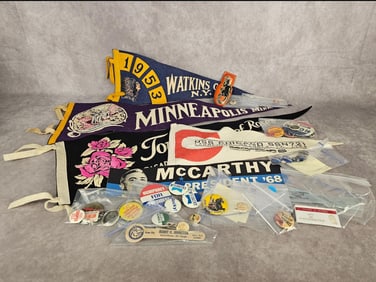 Advertising Pins & Pennants