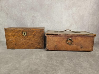 Leather & Wood Boxes
