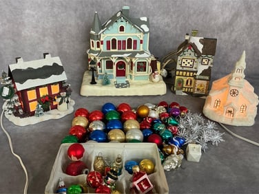 Christmas Village  Houses & Ornaments