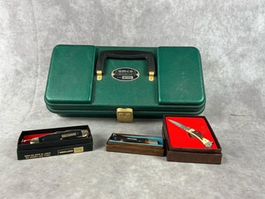 Vintage Knives & Tackle Box
