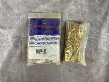 Winchester .22 Hornet Shell Casings