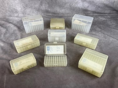 Assorted Lot of Plastic Ammunition Cases