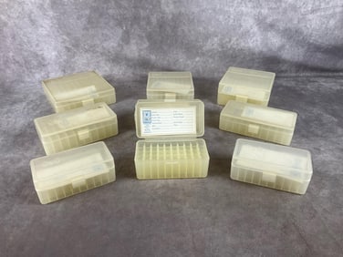 Assorted lot of Plastic Ammunition Cases