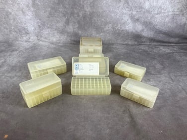 Assorted Lot of Plastic Ammunition Cases