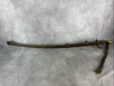 19th century model 1840 cavalry sword. Referred to as "The Old Wristbreaker". Also called a dragoon