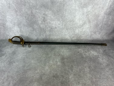 World War I Solingen Prussian infantry officer's sword with scabbard. M 89 pattern. Sharkskin grip