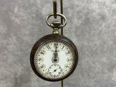 1880s pocket watch made in the Charmilles district of Geneva, Switzerland by American watchmaker