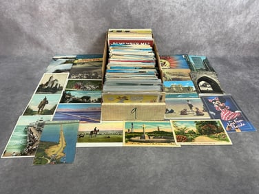 Mostly touristic and town views from various time periods, circulated and non. Includes New York,