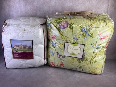 New old stock queen bedding including Mary Janes Home garden meadow comforter set with comforter,