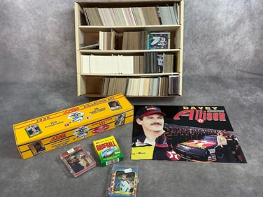 Hundreds of mid to late 1900s collection of cards. Most are Topps brand, includes baseball,