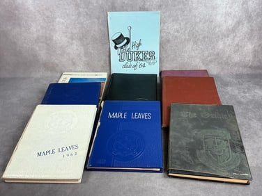 Eight 1959 to 1964 Local Virginia interest annuals. Five Dublin High annuals ‘59 to ‘64 and