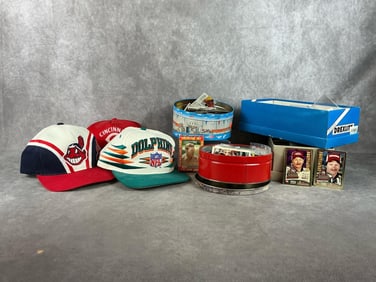 Lot of collectible baseball, racing, football cards and more. Mostly 1980's and 1990's cards. A