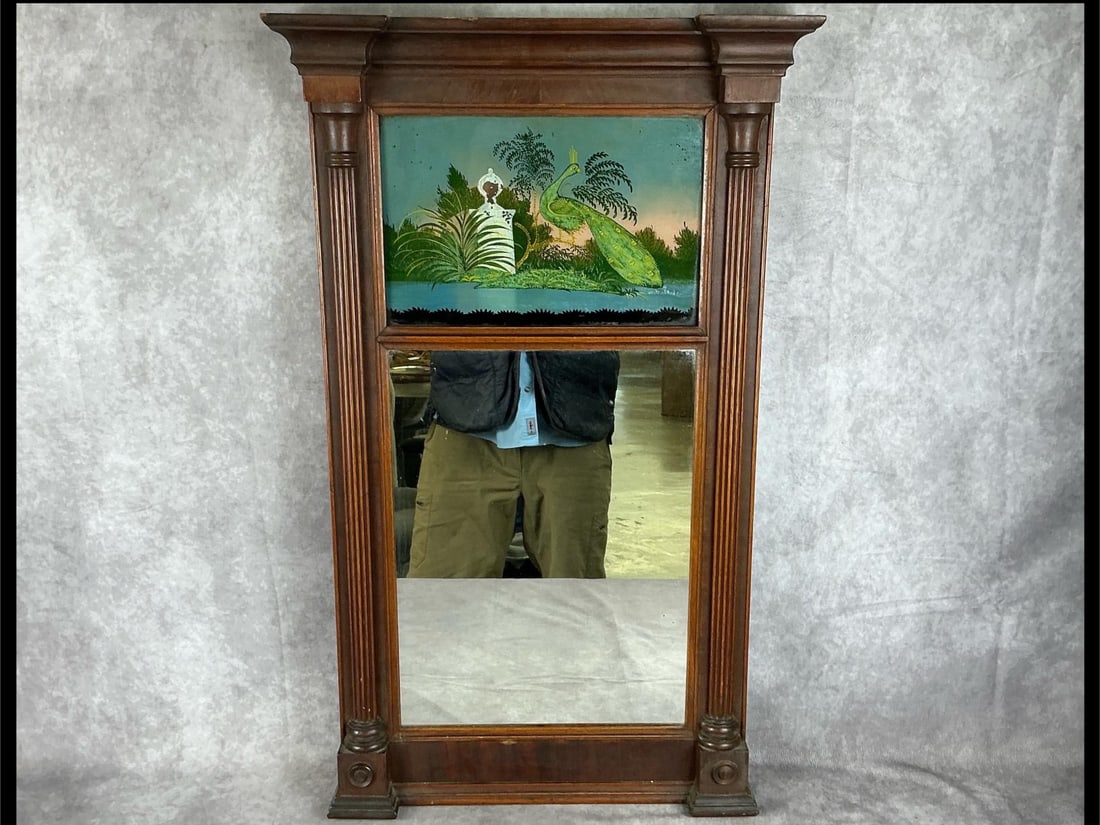 Federal Reverse Wall Mirror (1 of 7)