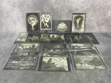 Hugo Hoppener Graphic Art Postcards