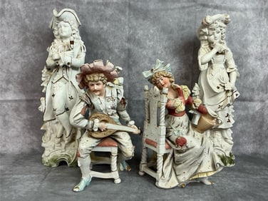 Bisque German Figurines