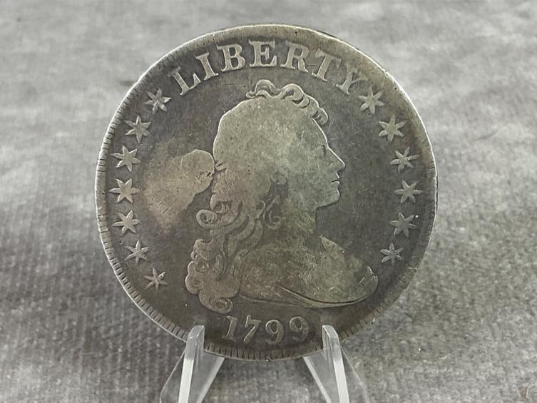 1799 Draped Bust Silver Dollar (1 of 5)