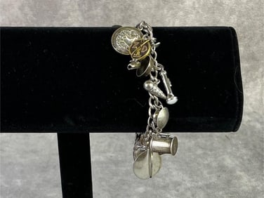 Sterling Silver Charm Bracelet
