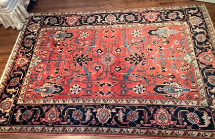 Hand-Knotted Wool Rug