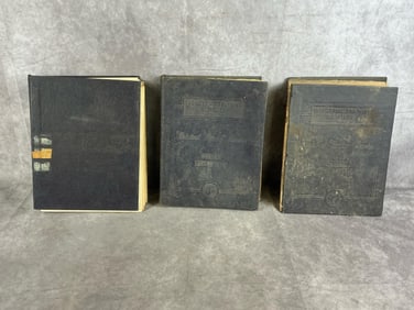 Three Binders with 1950's Technical Training Manuals