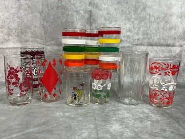 Vintage Juice Glasses