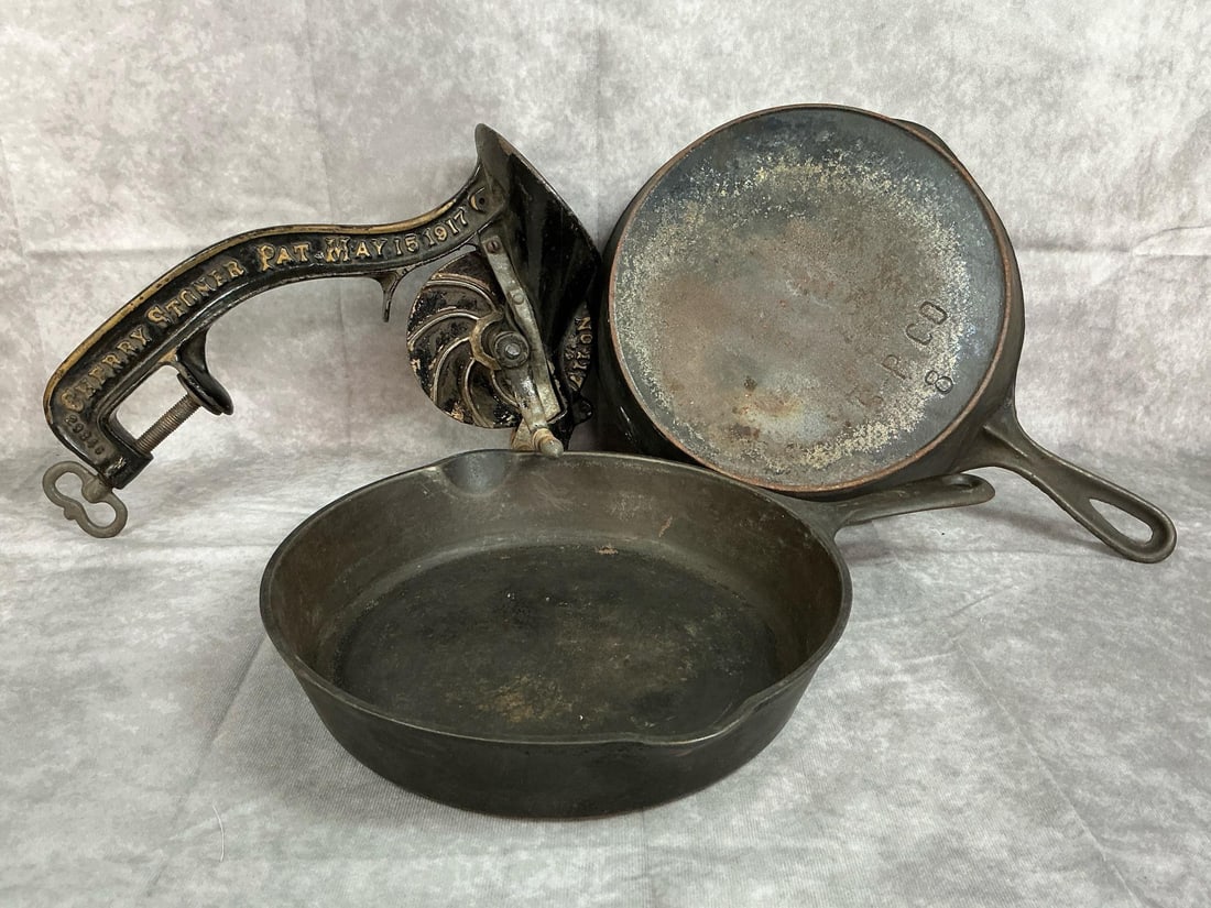 Cast Iron Pans & Cherry Pitter (1 of 9)