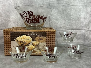 Pop Corn Bowl Set