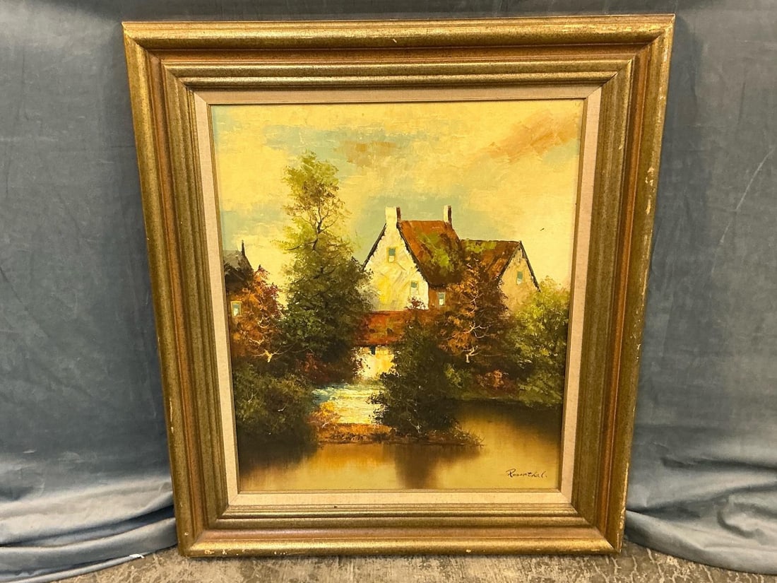 Landscape Oil Painting on Canvas (1 of 5)