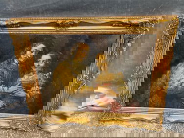 Rembrandt Reproduction Painting of "The Jewish Bride"